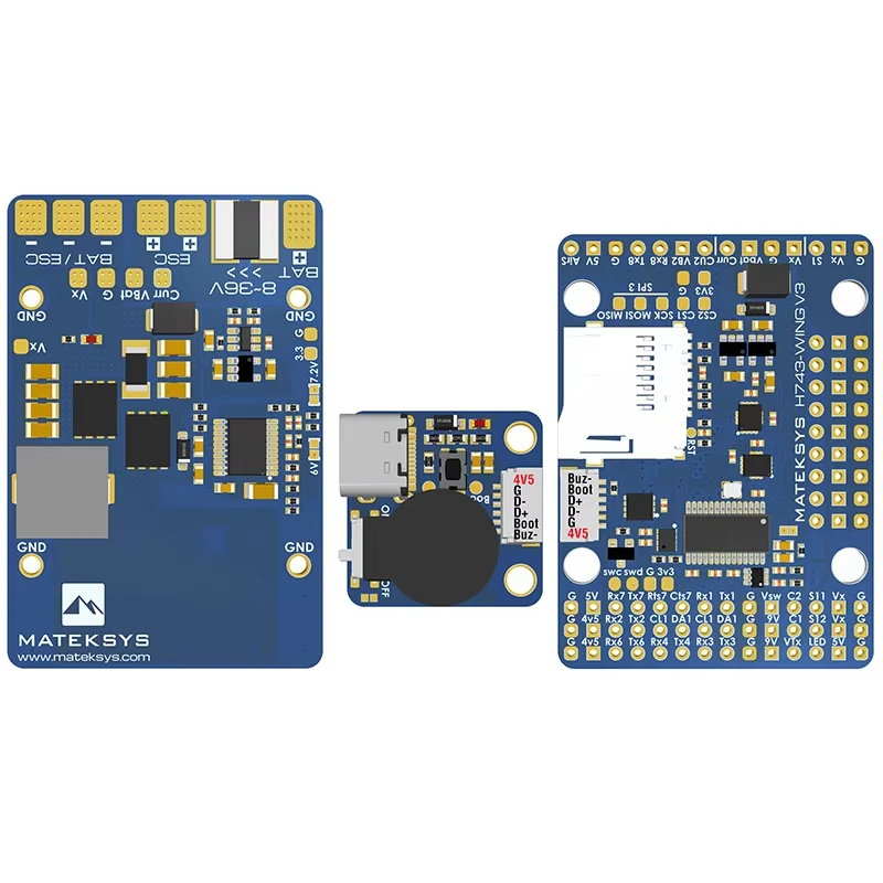 รูปสินค้า บอร์ดควบคุมโดรน MATEK H743-WING V3 พร้อม OSD