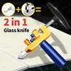 2-in-1 glass tile cutting machine, portable building cutting tool integrated glass knife brick cutting machine 2