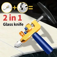 2-in-1 glass tile cutting machine, portable building cutting tool integrated glass knife brick cutting machine 2