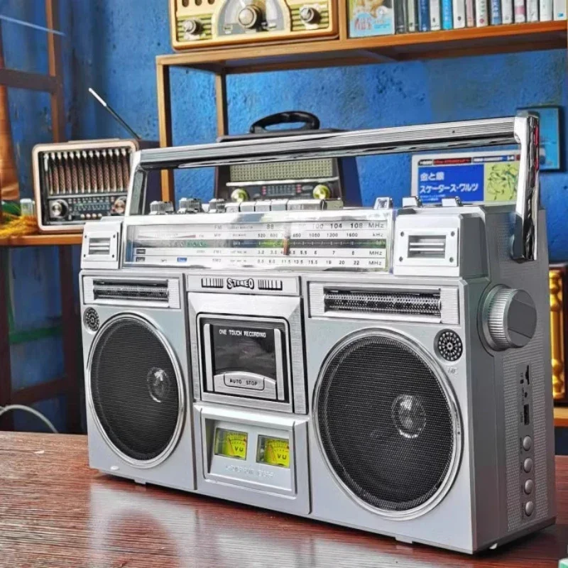 Retro retro cassette player cassette player cassette player radio receiver Bluetooth speaker TF card FM caixa de som bluetooth 4