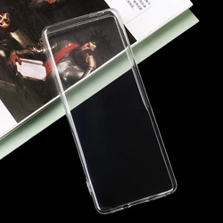 Transparent Soft TPU Silicone Protective Phone Case for Xiaomi qin F21 pro (Clear)