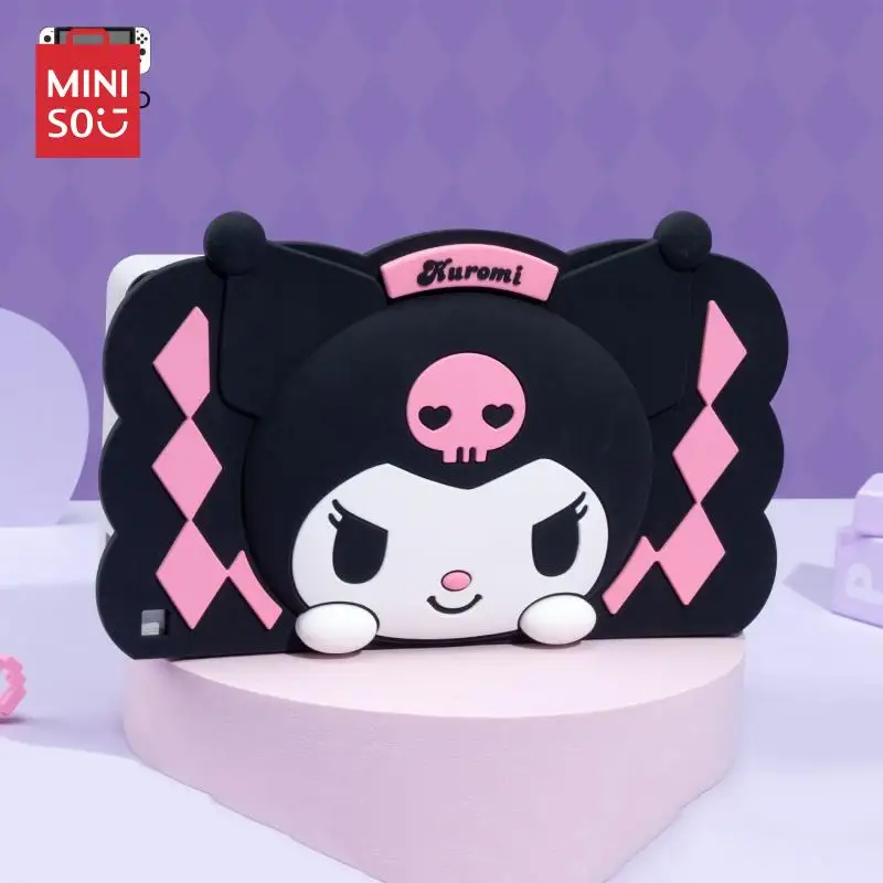 

Sanrio, силиконовый переключатель Kuromi, Oled-основа, защита, искусственная силиконовая основа, милый мультяшный материал для ПК, коричная основа