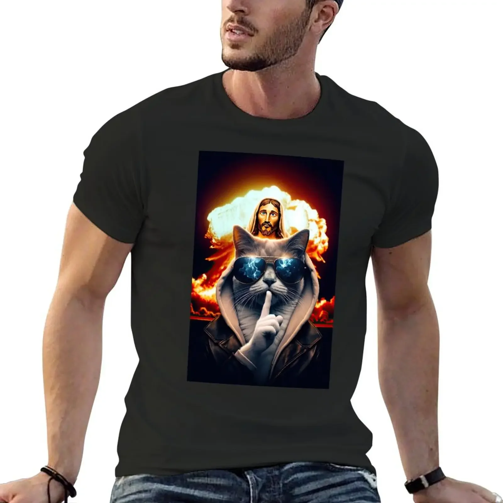 

The Purr-pocalypse T-shirt plus size tops cute tops customizeds slim fit t shirts for men