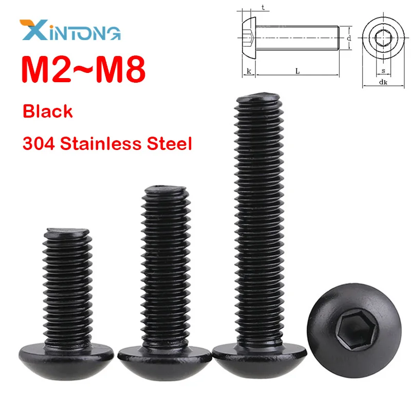 Stainless Steel Button Head Screws, Size: M2 - M30 At Rs 0.36/piece In - Foto 9