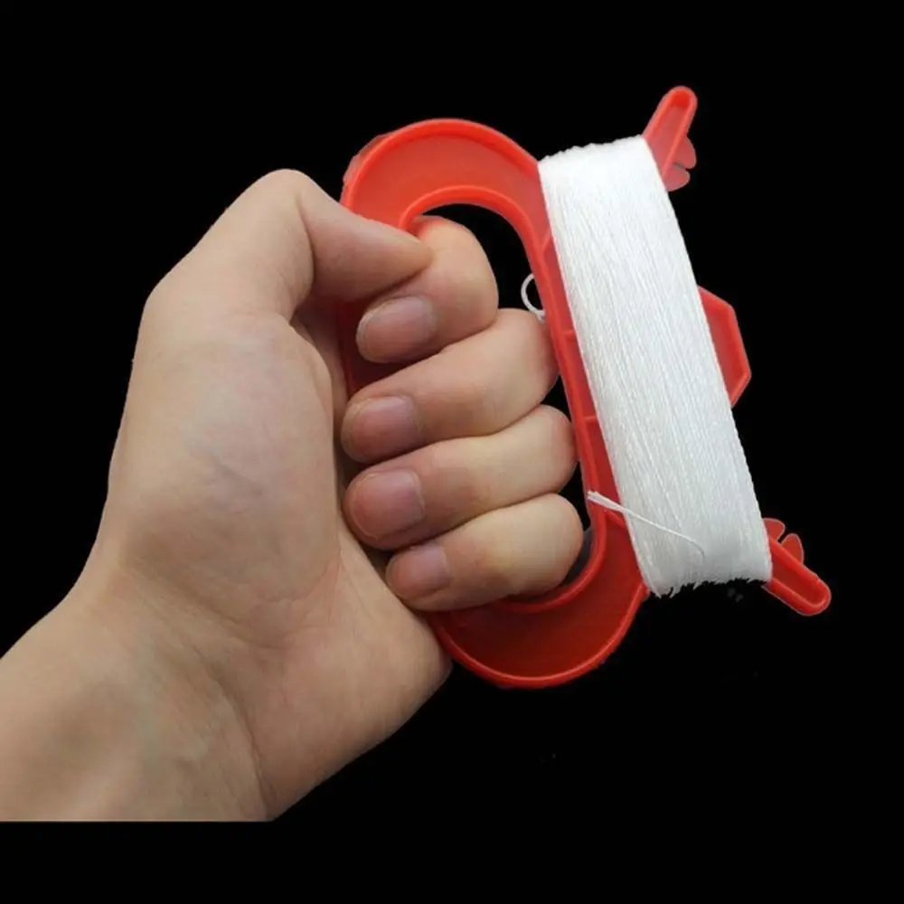 Kid Toys 30/50/100m Thin Kite flying tool D Shape Red Color Flying Kite Line Kite Thread Winder Kite accessories Kite Line