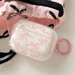 Elegant Pink Bow Earphone Protective Case Cover - Airpods Pro2 (1)