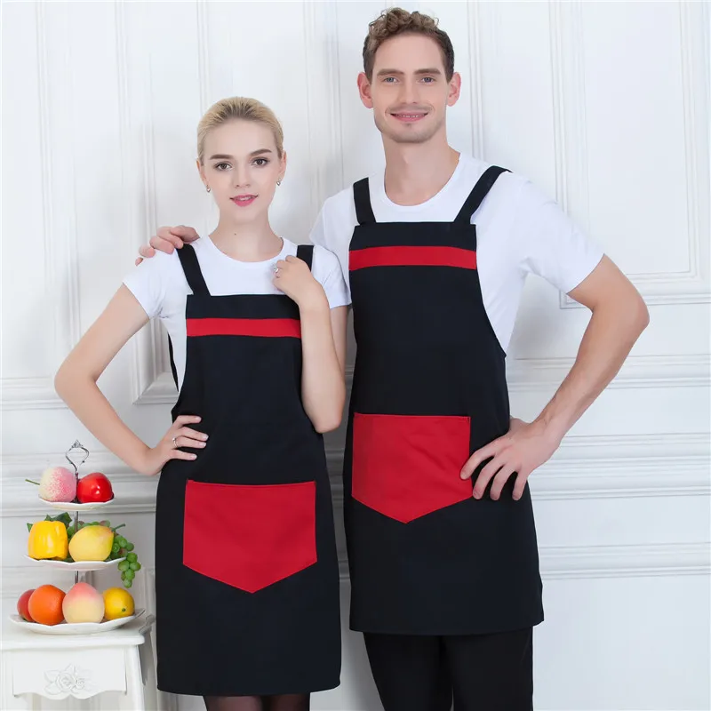 Hotel Cafe Supermarket Store Apron Dining Home Kitchen Restaurant Waiter Apron Halter Strap