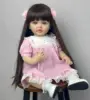 55 CM Soft Silicone Reborn Baby Girl Doll Lifelike 22 Inch Realistic Princess Toddler Art Bebe Christmas Gift for Child 3