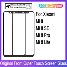 Écran tactile avant en verre, pour Xiaomi Mi 8 Mi 8 SE Mi 8 Pro Mi 8 Lite=