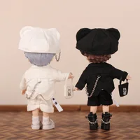ob11 Clother Cute Uniform Molly Doll Gentleman Suit Clothes Shirt Tie Decoration Fishbone Razor Hat 12 Points Bjd GSC Body 2