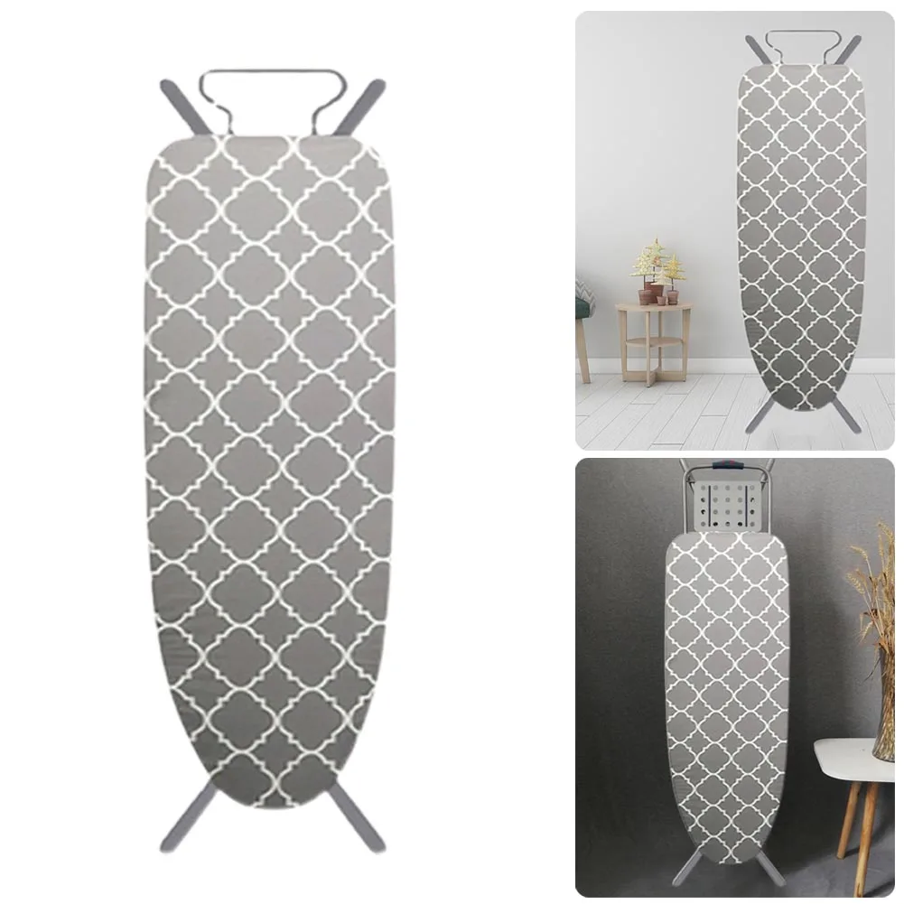 Housse De Planche à Repasser - Taille 110x34 Cm (environ) - Coton épais Résistant Haute Température - Avec Sangle De Maintien