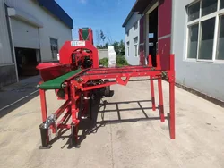 CE Certified Auto Sawing System Circle Saw Firewood Processor Gasoline Engine Log Splitter Forestry Machinery
