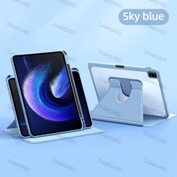 360° Rotation TPU Flip Protective Tablet Cover for MiPad 6 Pro 11in (Sky blue)