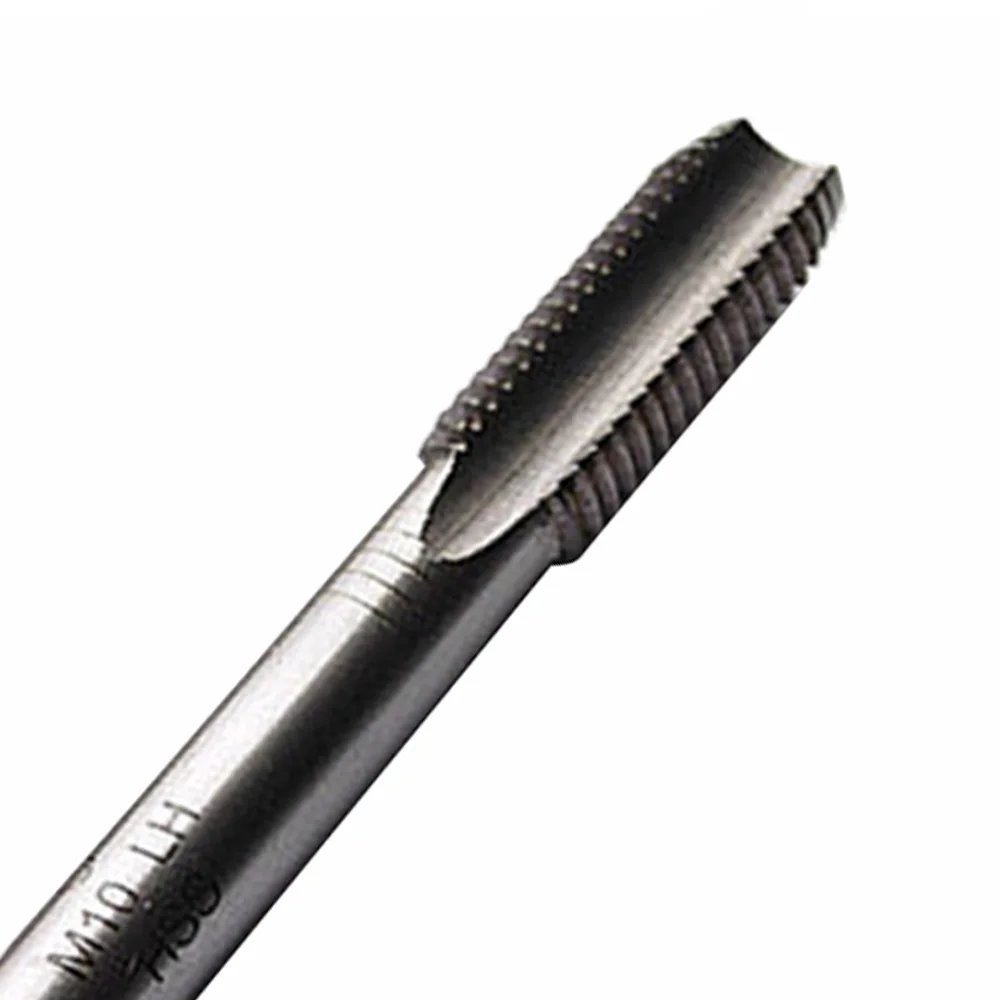 M10 HSS 미터법 왼손잡이용 탭 머신 직선형 홈 나사 탭 미터법 탭 드릴 비트 수공구 M10X1.0mm 탭