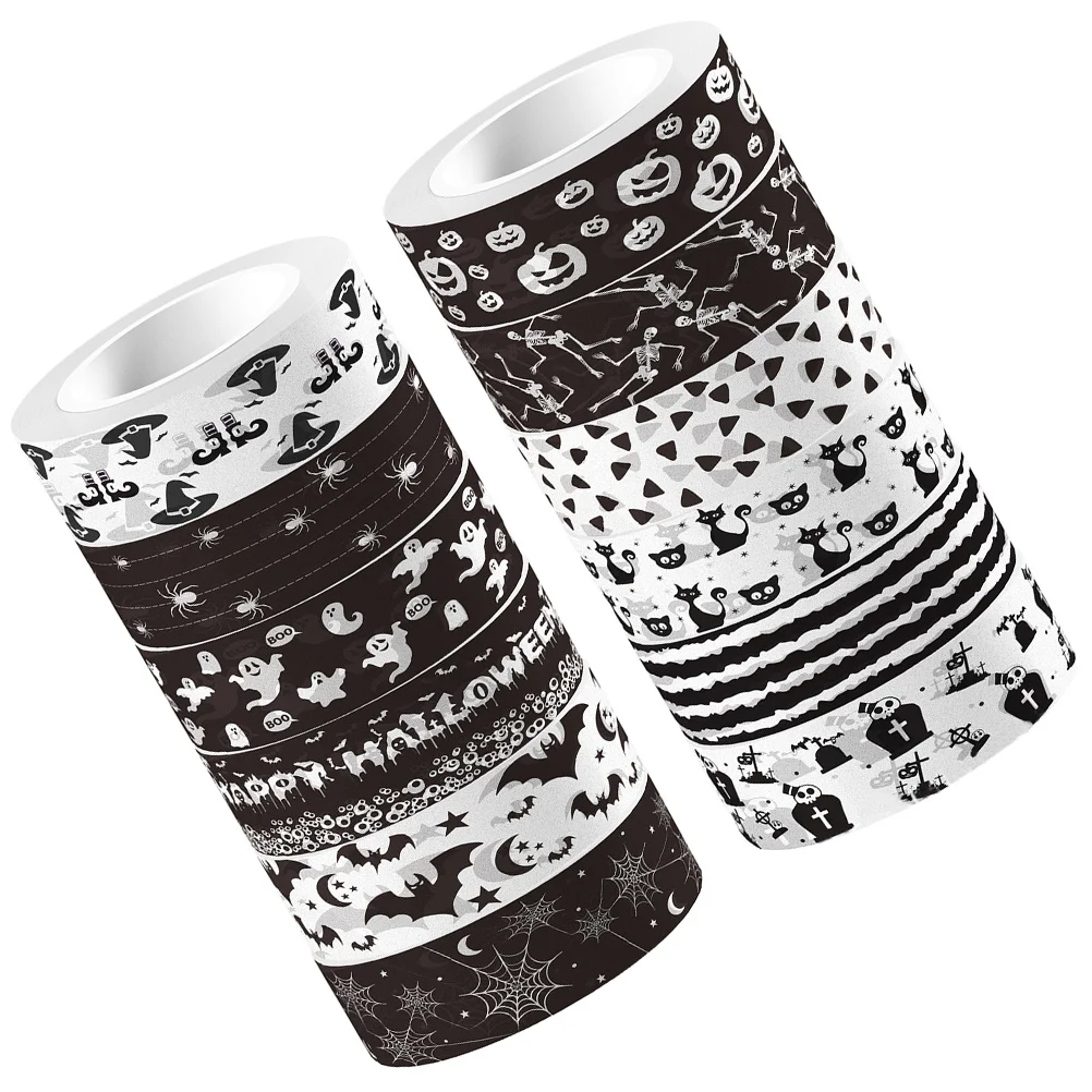 

of Halloween Holiday Washi Tape Decorative Washi Tape Crafting Tape Halloween Tape Festive Tape for Scrapbooking