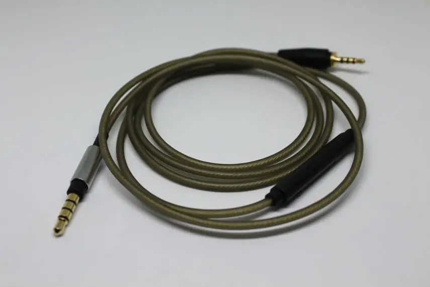 

Replacement Silver Plated Audio Cable Remote Mic For Sennheiser Urbanite XL on /Over Ear headphones