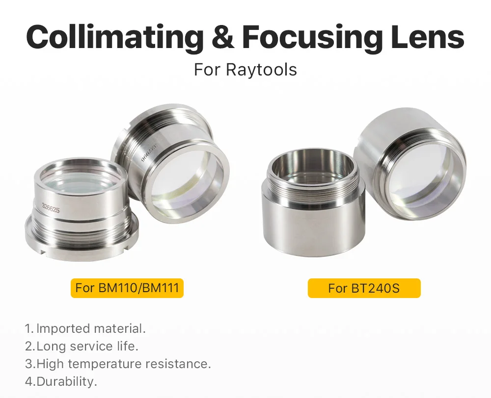 Cloud ray Original Ray tools BM110/BM111/BT240s Kollimations-und Fokus sier linse D30 mit Linsen halter für Ray tools Lasers chneidkopf – Detail 1