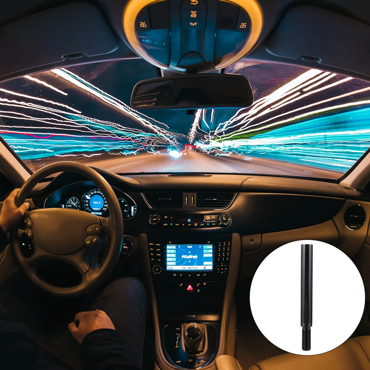 

Partner Extension Lever Gear Knob Car Handle Shifter Stick Automobile Accessories