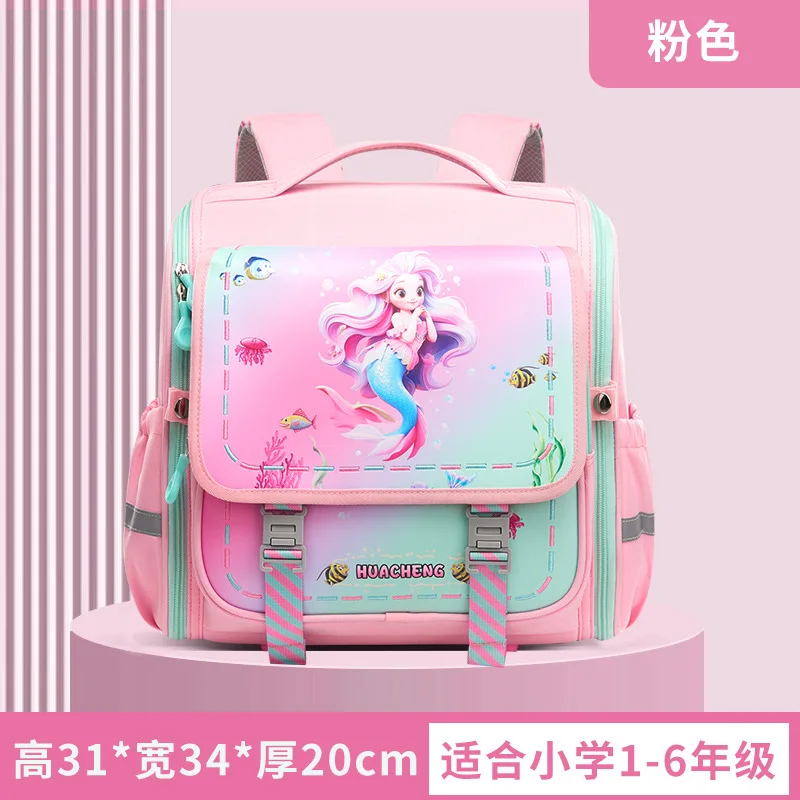 waterproof chidren School Bags boys Girls primary school Backpack Orthopedic schoolbag Backpack kids book bag mochila infantil 3