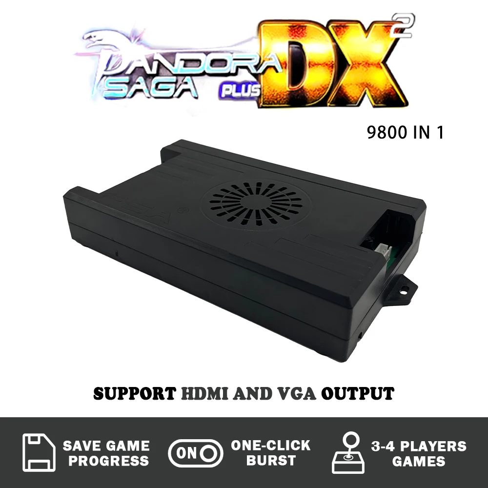 2023 New Pandora Saga DX2 Box 9800 in 1 Game PCB Board 40P Home To ...