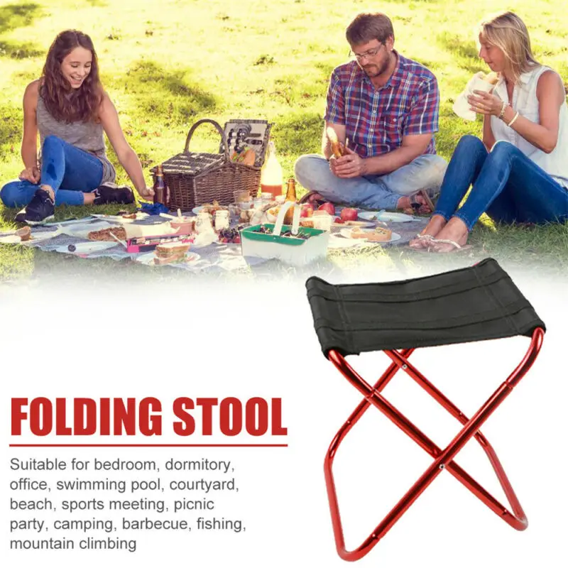 Folding Chair Fishing Accessory Outdoor Aluminium Alloy Portable