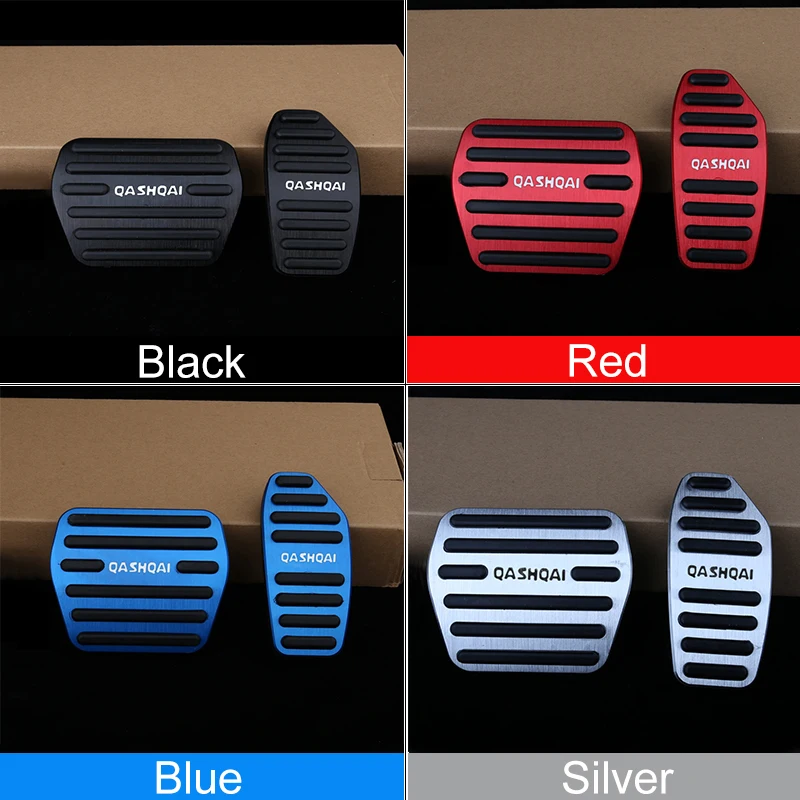 Car Fuel Accelerator Brake Pedals Cover Accessories Nissan Qashqai J11 J12 2014 2015