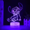 3D Illusion Stitch Night Light with Remote Control and Smart Touch Room Decor Lamp Birthday Valentine's Day Christmas Gifts 2