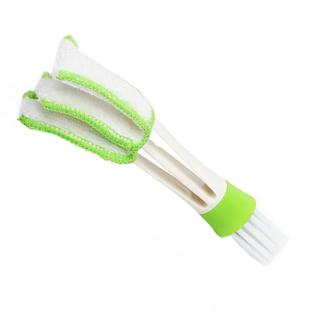 Brosse d'évent de climatiseur de voiture, nettoyeur de calandre en microcarence, plumeau de stores de détail automatique, brosse de livres de voiture, accessoires intérieurs 6