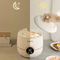 Petit cuiseur à riz 3 en 1 300W 2L, cuiseur électrique multifonctionnel pour dortoir, marmite à ragoût domestique Portable 220V 5
