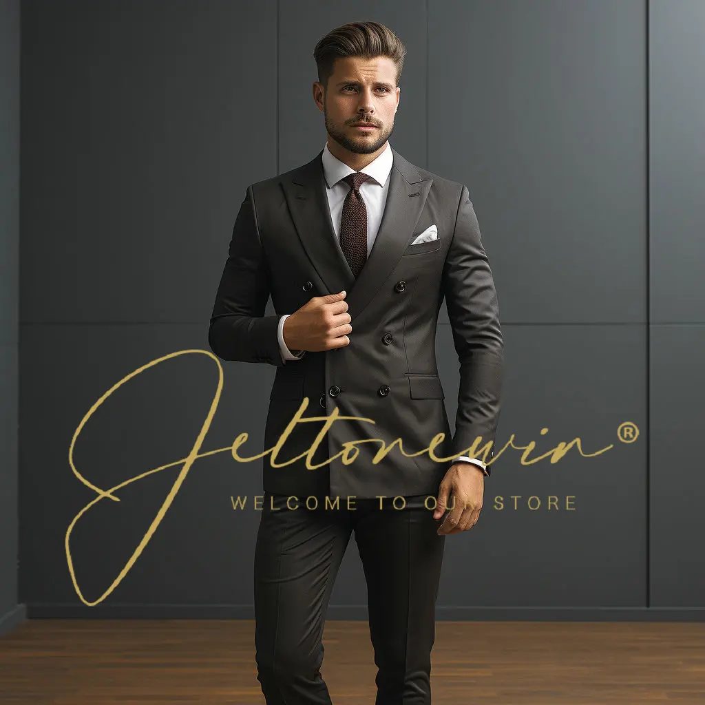 

Suit Separates Long Sleeve Plus Size Slim Fit Formal Suit Separates Buttons Business Suit for Banquet Suits For Men