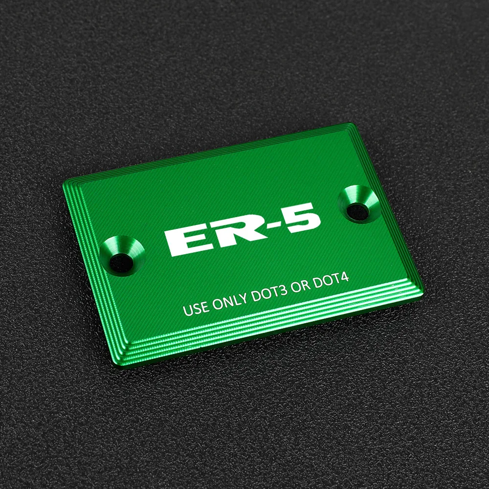 

FOR KAWASAKI ER5 ER-5 ER500 1999 2000 2001 2002 Motorcycle Aluminum Front Brake Fluid Cylinder Oil Tank Cover Cap Accessories