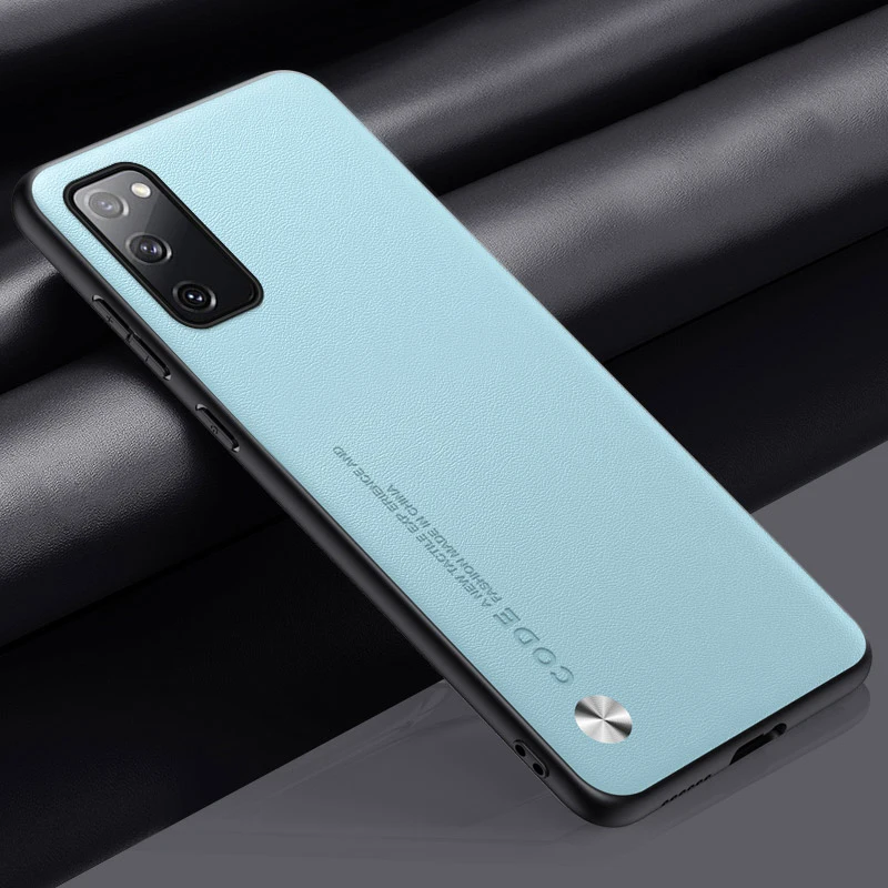 Luxury PU Leather Matte Phone Case with Silicone Protection