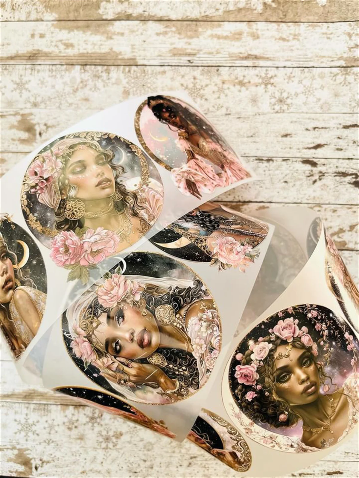 1Loop SCS Studio Aqua Aura Desert Rose Girl Washi PET Tape für Kartenherstellung Dekoration DIY Scrapbooking Plan Aufkleber – Detail 7