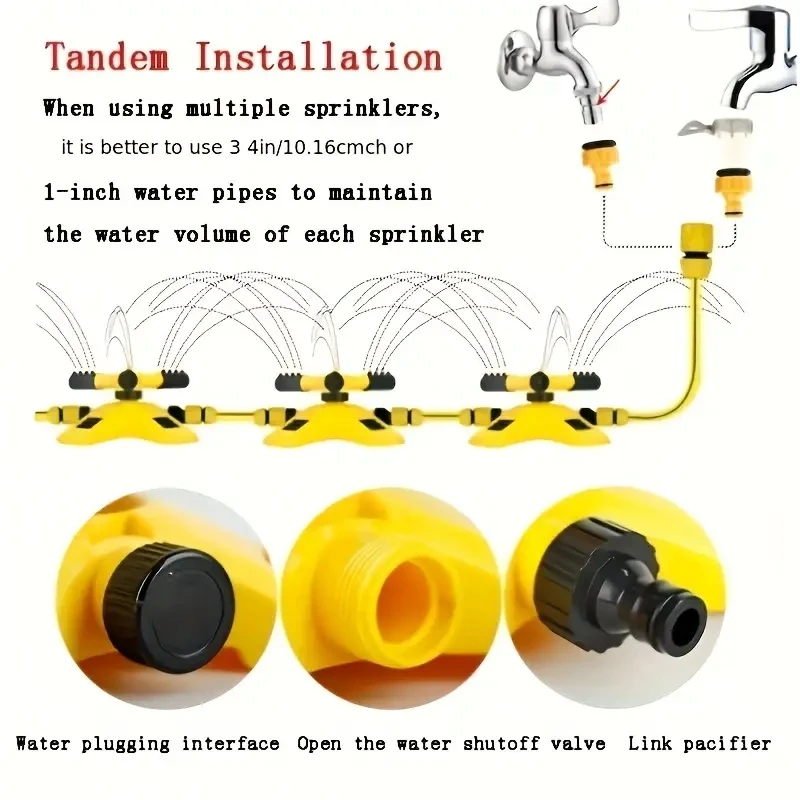 Upgrade Your Garden With This 360° Rotating Plastic Sprinkler – Perfect for Irrigation And Outdoor Watering! 4 Upgrade Your Garden With This 360° Rotating Plastic Sprinkler - Perfect for Irrigation And Outdoor Watering! 4