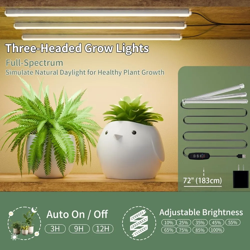 Plant Stand Indoor With Grow Lights Large Plant Rack Display Shelves Plants Shelf Patio Flower Home Outdoor Furniture
