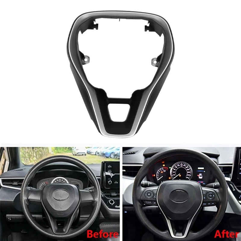 Car Multifunction Steering Wheel Buttons Frame for Toyota Veranda