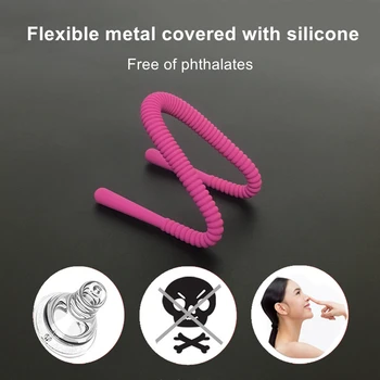 Labia Clamps Pussy Spreader Silicone,,G-spot Clitoris Stimulation,Oral Sex Vagina Speculum,BDSM Bondage,Spread Vaginal Lips 3