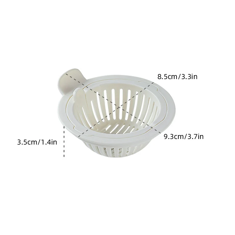 Easy Open Sink Filter Kitchen Bathroom Drain Basket Garbage Strainers Drainer Hair Catcher Prevents Blocking Sewer Drain Cover