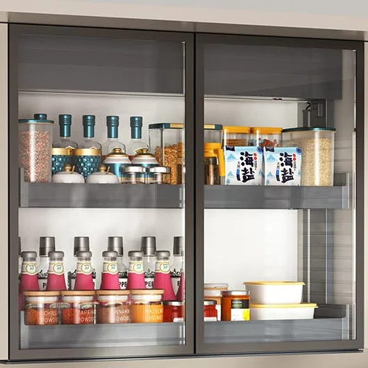 Ontech Smart Lifting Cabinet Hot Selling Korean Smart Furniture Durable Kitchen Cabinets Durable