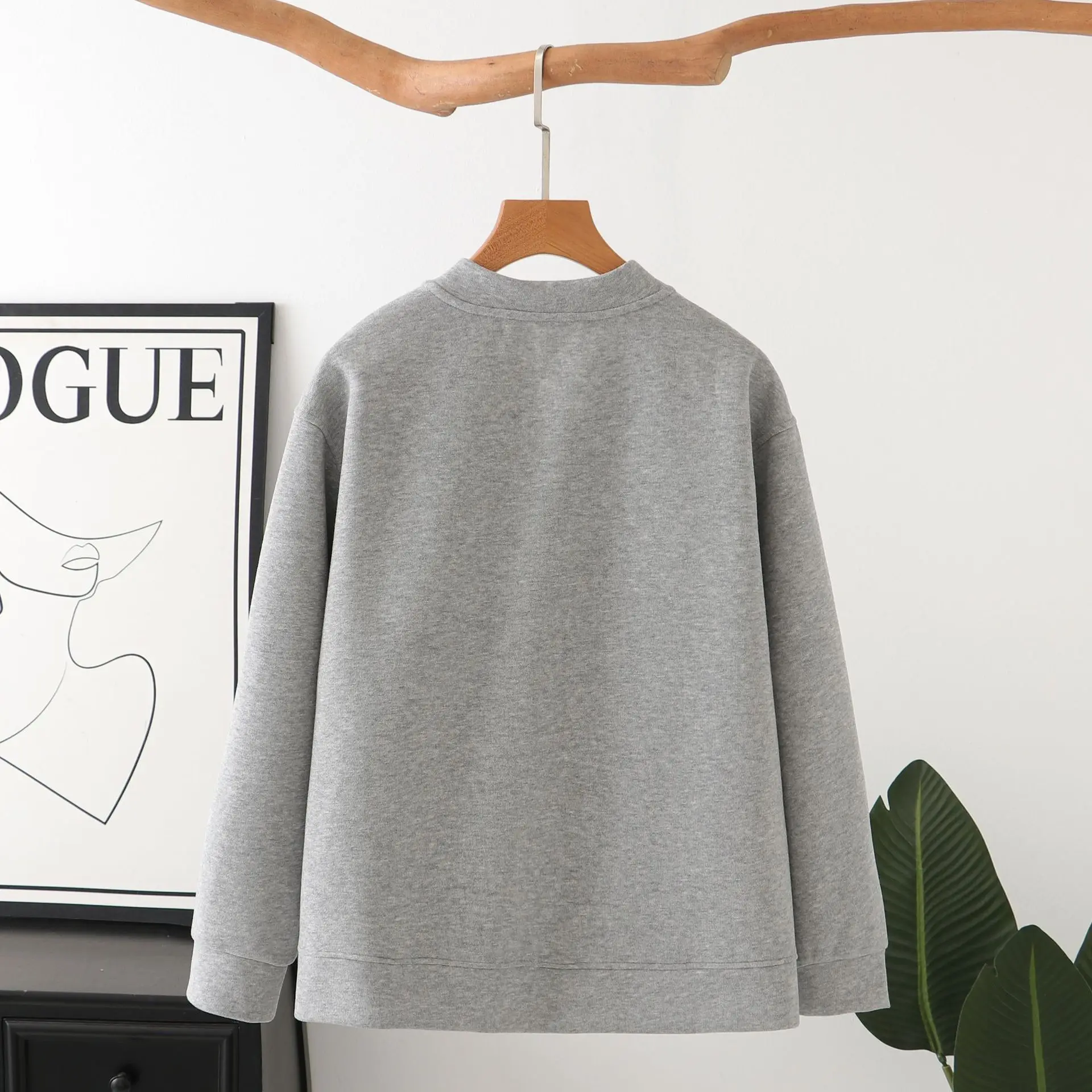 XXXXL Fashion Plus Size Women's Baseball Jacket 2025 Autumn New Simple Solid Color Zipper Coat 8228