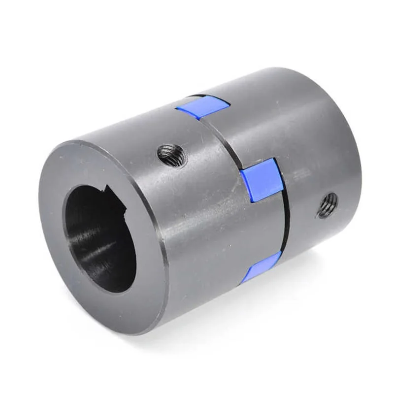 Shaft Coupler Flexible Coupling Shaft Connector Rigid Shaft Coupler Coupling Laser Engraving Machine L-type Star Shaped Plum Blossom Coupling L075 Diameter 45 (Inner Hole 10 to 25)