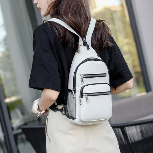 New Women Small Backpack Chest Bag Sling Messenger Bags Female Sports Bag Mini Travel Bagpack Crossbody Bag Girl Back Pack 2