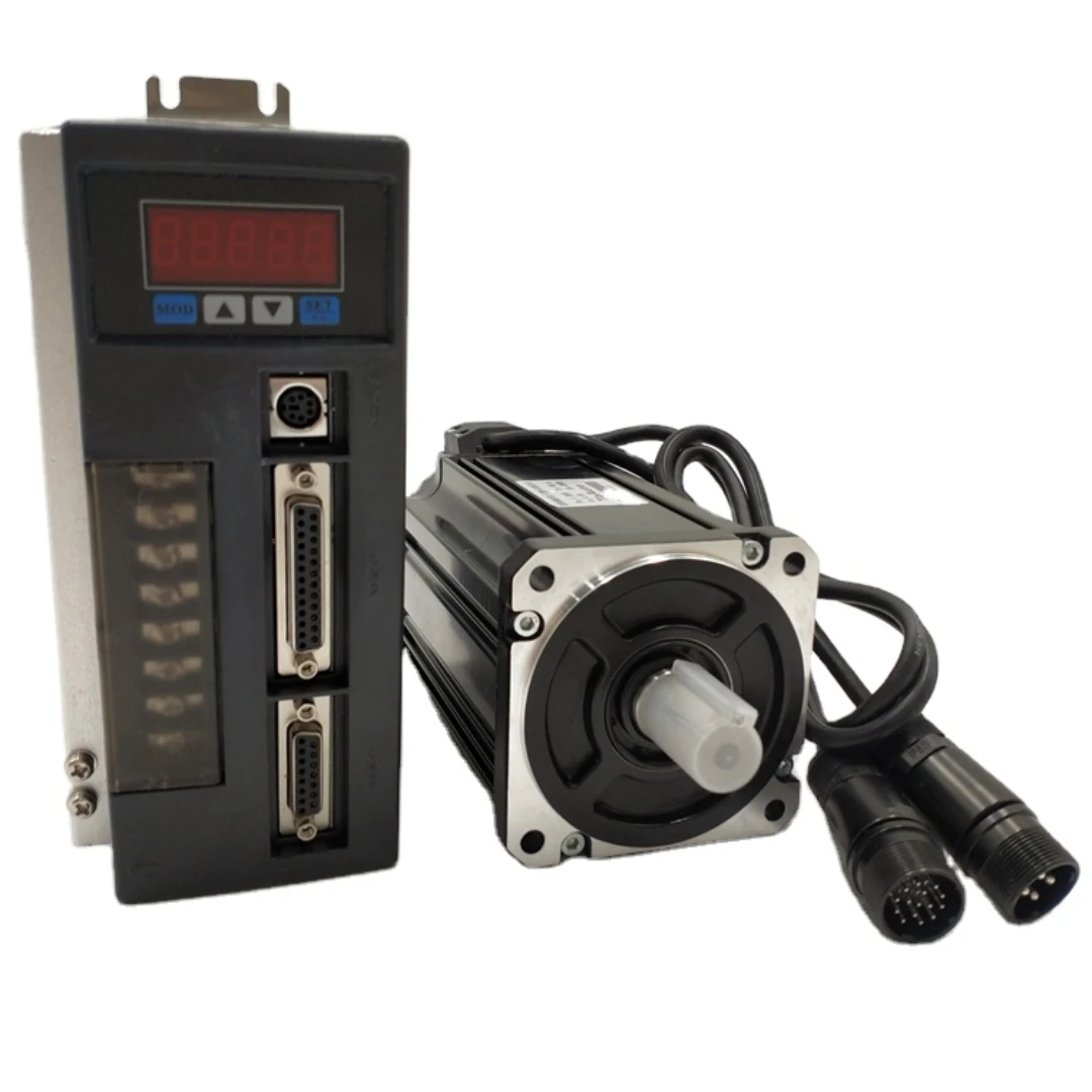 

750 Вт 3000 Нм серводвигатель переменного тока об/мин 80ST-M02430 серводвигатель переменного тока + Серводвигатель комплект с портом RS485