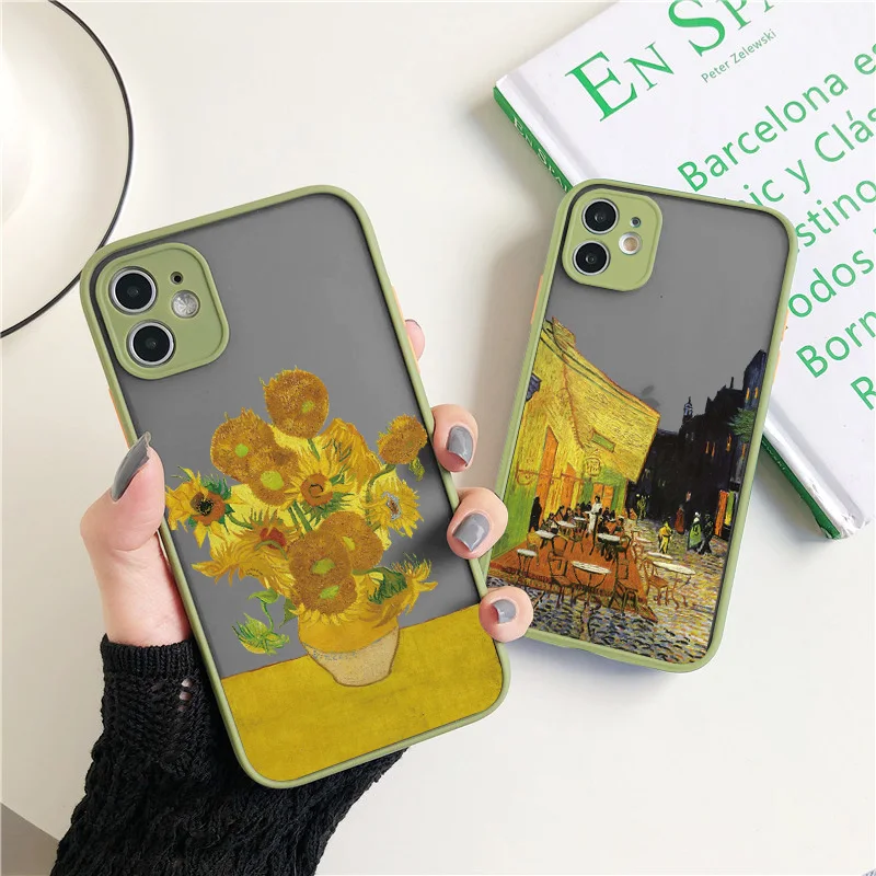 Van Gogh Oil Painting Soft Shockproof Phone Case Cover