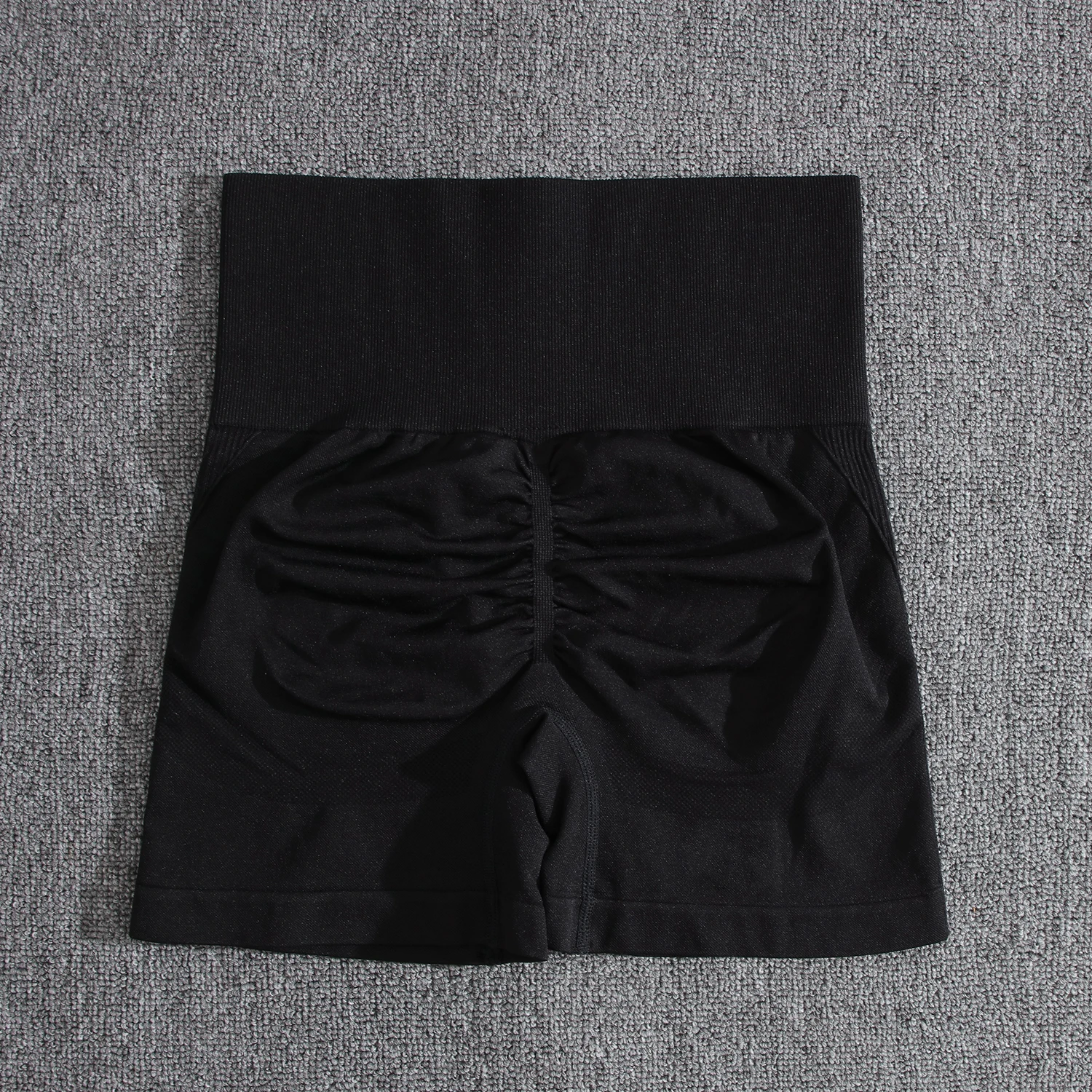 Conjunto Deportivo Efecto Push Up Sin Costuras Negro