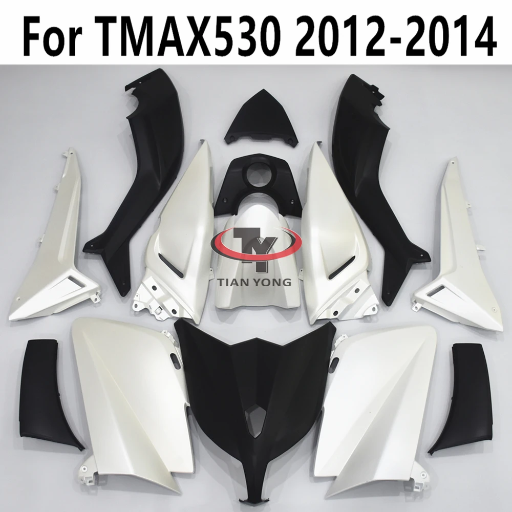 

Матовый жемчужный белый черный кузов капот инъекционный пластик мотоцикл для TMAX530 2012-2013-2014 TMAX 530