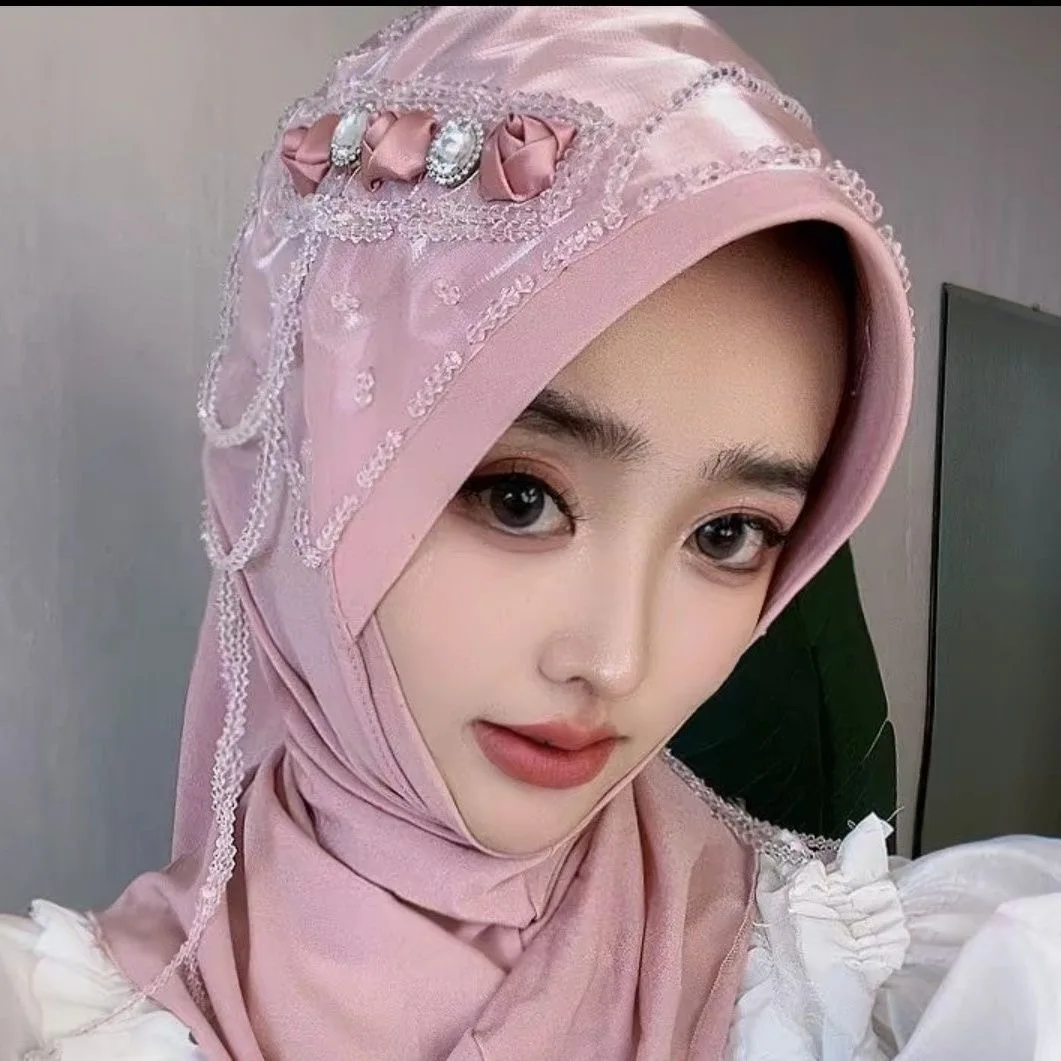 Hijab Muslim Women Shawl Headscarf Freeshipping Luxury Tassels Chiffon Scarf Malaysia Prayer Kufi Islam Saudi Arabia Fashion New