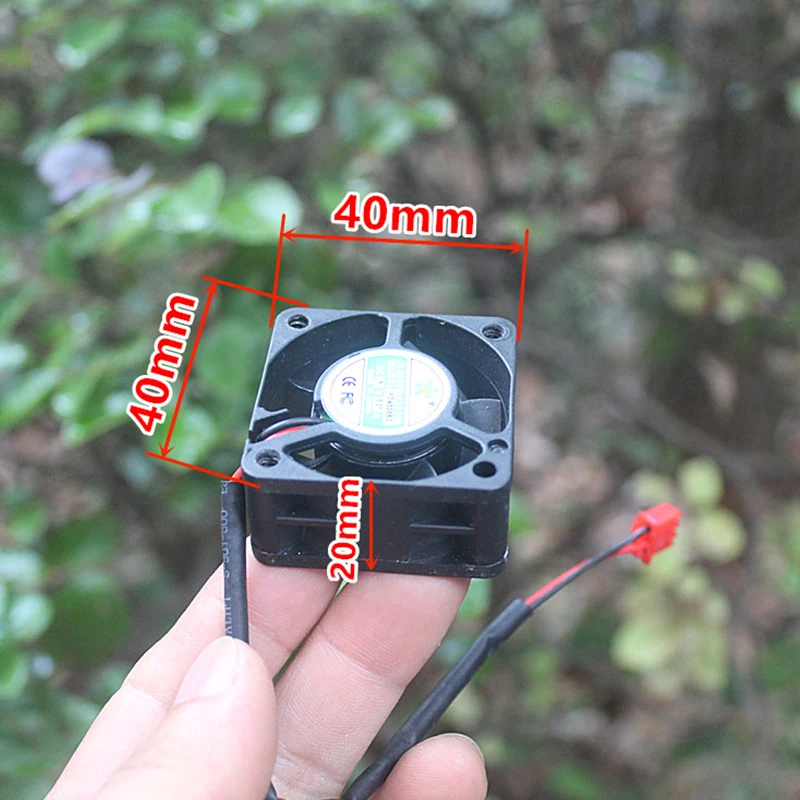 2pcs Radiator Small DC Brushless Silent Fan DC5V 4cm Micro Fan Electronic Accessories