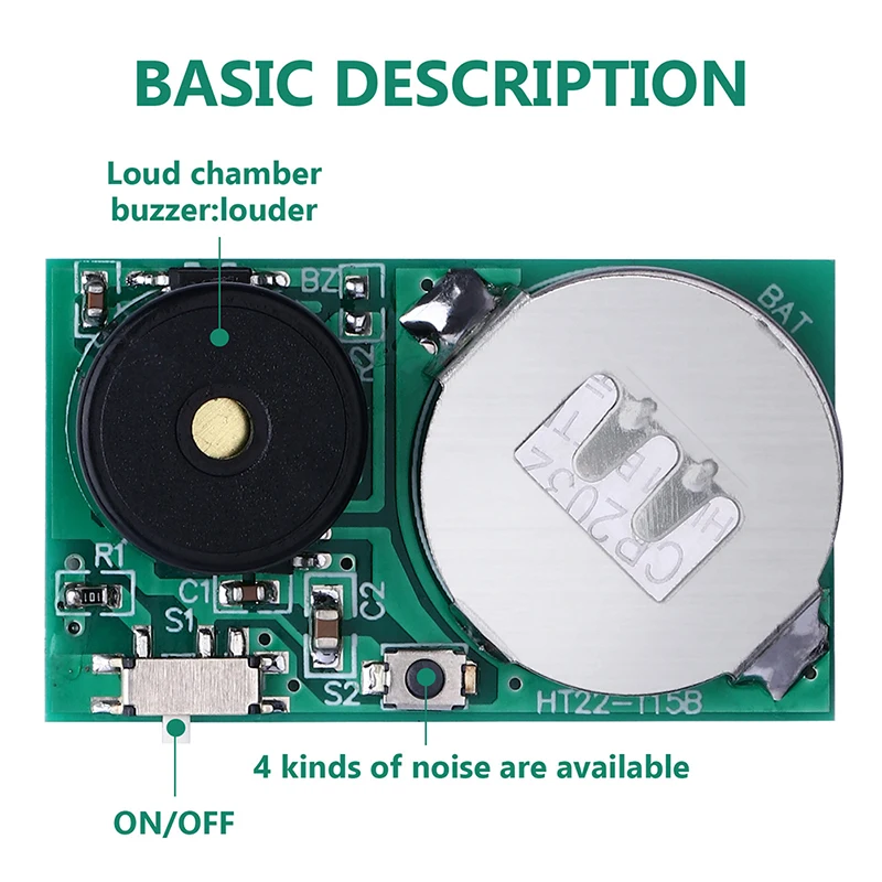 

Annoying Noise Maker Mini PCB Beeping Prank Irritating Noisemaker Device For Home Party Props