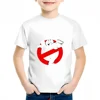 Summer Boys/Girls Cartoon Children Cotton Tshirt Fun Ghostbusters Games Printed Short Sleeve Kids T-shirt Cute Baby Tees 5